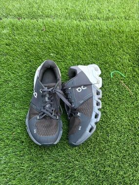 On Running Black and Gray womens Athletic Shoes